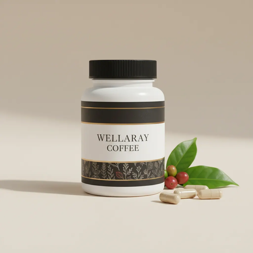 Wellaray Coffee food supplement box - metabolism-supporting botanical coffee supplement sachets